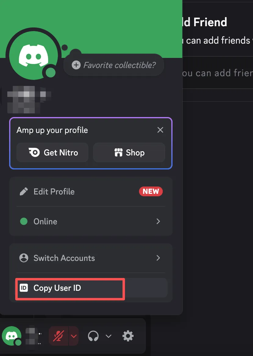 Copy Discord User ID