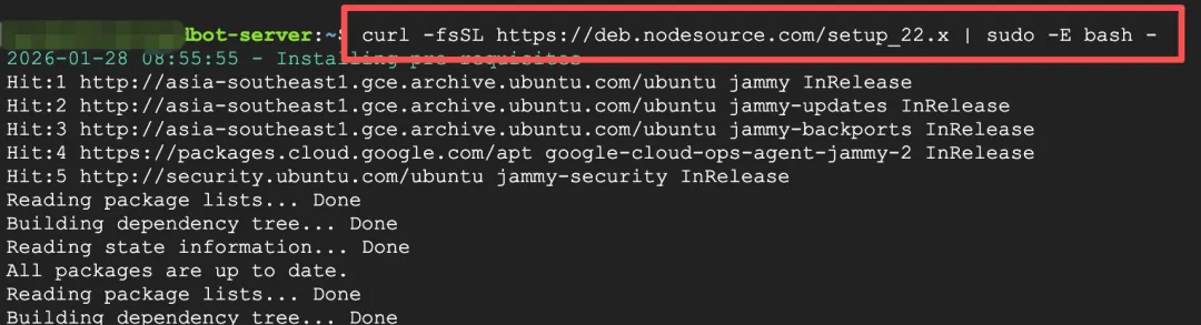 Install Node.js Step 1