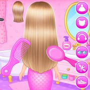 Princess Mermaid At Hair Salon